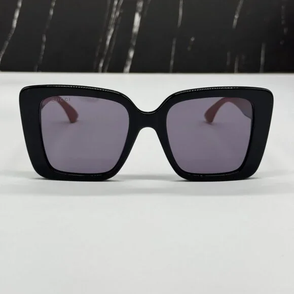 NEW GG1861S 004 GUCCI SUNGLASSES SHINY BLACK WOMEN EYEWEAR GUCCI